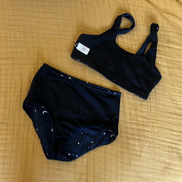 Navy Starry Night Bikini Set - Picture 3 of 3